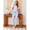 image:imageEkouaer Pajamas for Women Set Short Sleeve PJ Set 2 Piece Jogger Pants  Womens Round Neck Sleepwear with Raglan Sleeve Side Pockets Relaxed Fit Loungewear for Home Lounging Daily Wear TravelTiedye Blue