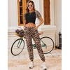 image:imageEkouaer Pajamas for Women Set Short Sleeve PJ Set 2 Piece Jogger Pants  Womens Round Neck Sleepwear with Raglan Sleeve Side Pockets Relaxed Fit Loungewear for Home Lounging Daily Wear TravelBlack Leopard