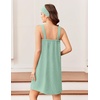 image:imageEkouaer Womens Towel Robe Short Spa Bath Wrap Towel Wrap Shower Robe  Headband Absorbent Material Strap PocketsAmint Green