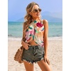 image:imageEkouaer 2 Pcs Sarong Chiffon Beach Wrap Skirt Swimsuit Coverups for Women  Sheer Bikini Swimsuit Cover UpsBikini Beach DressFront SlitsFlowy and Swing LengthBlackAbstract Graffiti