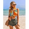 image:imageEkouaer 2 Pcs Sarong Chiffon Beach Wrap Skirt Swimsuit Coverups for Women  Sheer Bikini Swimsuit Cover UpsBikini Beach DressFront SlitsFlowy and Swing LengthBlackAbstract Strawberry