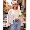 image:imageEkouaer 3 Pack Womens Long Sleeve Shirts Thumb Hole Tops Fall Clothes  Crew Neck T Shirts Loose Fit Thermal Undershirts Layering Casual Work Winter Outfits3pcs Army Green Beige Tea Leaf