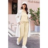 image:imageEkouaer Lounge Sets for Women 2 Piece Outfits 2026 Long Sleeve Top with PantsCapricot