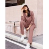 image:imageEkouaer Lounge Sets for Women 2 Piece Outfits 2026 Long Sleeve Top with PantsDusty Rose