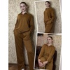 image:imageEkouaer Lounge Sets for Women 2 Piece Outfits 2026 Long Sleeve Top with PantsLight Brown