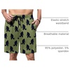 image:imageEkouaer Mens Pajama Shorts Soft Sleepwear Bottoms Pj Shorts with Pocket  Drawstring Elastic Waistband Sleep PantsSummerFallFunny PrintBeach Vacation OutfitGift For BirthdayAnniversaryHusbandArmy Green Bigfoot