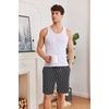 image:imageEkouaer Mens Pajama Shorts Soft Sleepwear Bottoms Pj Shorts with Pocket  Drawstring Elastic Waistband Sleep PantsSummerFallFunny PrintBeach Vacation OutfitGift For BirthdayAnniversaryHusbandWolf