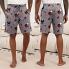 image:imageEkouaer Mens Pajama Shorts Soft Sleepwear Bottoms Pj Shorts with Pocket  Drawstring Elastic Waistband Sleep PantsSummerFallFunny PrintBeach Vacation OutfitGift For BirthdayAnniversaryHusbandGray Barbecue and Black Wine Glass