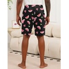 image:imageEkouaer Mens Pajama Shorts Soft Sleepwear Bottoms Pj Shorts with Pocket  Drawstring Elastic Waistband Sleep PantsSummerFallFunny PrintBeach Vacation OutfitGift For BirthdayAnniversaryHusbandFruit Watermelon and Lemon