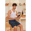 image:imageEkouaer Mens Pajama Shorts Soft Sleepwear Bottoms Pj Shorts with Pocket  Drawstring Elastic Waistband Sleep PantsSummerFallFunny PrintBeach Vacation OutfitGift For BirthdayAnniversaryHusbandTurtle