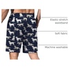image:imageEkouaer Mens Pajama Shorts Soft Sleepwear Bottoms Pj Shorts with Pocket  Drawstring Elastic Waistband Sleep PantsSummerFallFunny PrintBeach Vacation OutfitGift For BirthdayAnniversaryHusbandNavy Dogs