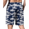 image:imageEkouaer Mens Pajama Shorts Soft Sleepwear Bottoms Pj Shorts with Pocket  Drawstring Elastic Waistband Sleep PantsSummerFallFunny PrintBeach Vacation OutfitGift For BirthdayAnniversaryHusbandCoconut Tree