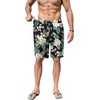 image:imageEkouaer Mens Pajama Shorts Soft Sleepwear Bottoms Pj Shorts with Pocket  Drawstring Elastic Waistband Sleep PantsSummerFallFunny PrintBeach Vacation OutfitGift For BirthdayAnniversaryHusbandTropical Flowers