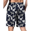 image:imageEkouaer Mens Pajama Shorts Soft Sleepwear Bottoms Pj Shorts with Pocket  Drawstring Elastic Waistband Sleep PantsSummerFallFunny PrintBeach Vacation OutfitGift For BirthdayAnniversaryHusbandNavy Dogs