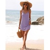 image:imageEkouaer Nightgowns for Women Bamboo Viscose Night Dress Sleeveless Chemise  Womens Spaghetti Strap Night GownSexy Lingerie Babydoll Sleep DressCami SleepwearSummer Pajama DressLace SleepshirtLight Purple
