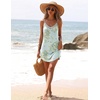image:imageEkouaer Nightgowns for Women Bamboo Viscose Night Dress Sleeveless Chemise  Womens Spaghetti Strap Night GownSexy Lingerie Babydoll Sleep DressCami SleepwearSummer Pajama DressLace SleepshirtFloral Mint Green