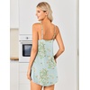 image:imageEkouaer Nightgowns for Women Bamboo Viscose Night Dress Sleeveless Chemise  Womens Spaghetti Strap Night GownSexy Lingerie Babydoll Sleep DressCami SleepwearSummer Pajama DressLace SleepshirtFloral Mint Green