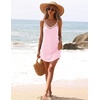 image:imageEkouaer Nightgowns for Women Bamboo Viscose Night Dress Sleeveless Chemise  Womens Spaghetti Strap Night GownSexy Lingerie Babydoll Sleep DressCami SleepwearSummer Pajama DressLace SleepshirtPink