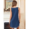 image:imageEkouaer Nightgowns for Women Bamboo Viscose Night Gown Sleeveless Chemise  Cooling Nightgown for WomenTank Sleep DressCrew Neck SleepwearCasual Night ShirtsSoft Pajama DressSummer Sleep ShirtsNavy