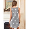 image:imageEkouaer Nightgowns for Women Bamboo Viscose Night Gown Sleeveless Chemise  Cooling Nightgown for WomenTank Sleep DressCrew Neck SleepwearCasual Night ShirtsSoft Pajama DressSummer Sleep ShirtsGrey Stars