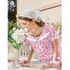 image:imageEkouaer Nightgowns for Women Cotton Long Night Gown Short Sleeve Nightdress  House Dress For Women With PocketsButton SleepshirtsLadies Summer SleepwearSoft Night DressVictorian SleepdressPink Florals
