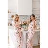 image:imageEkouaer Pajamas for Women Set Silky Satin 2 Piece Lounge Sets with Pockets  Lightweight pjselastic waist long pantsloose drop shoulderallseason daily weargreat giftwedding bridal partySXXXLChampagne Cherry
