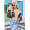 image:imageLong Sleeve Shirts for Women Thumb Hole Fitted Tops Thermal Layering Tees  Round Neck Thermal Undershirts Slim Fit Underwear Tops Casual Fall Outfits Trendy Y2K TShirts Work amp Going Out TopsKhaki