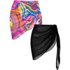 Black/ Pink Art Stripe