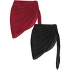 Black/Wine Red