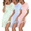 Green Floral/Blue Bow Stripes/Floral Pink