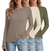 3pcs Army Green/ Beige/ Tea Leaf