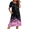 Black Pink Floral
