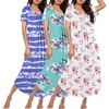 Blue Floral/Pink Floral/Blue Striped