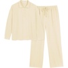image:imageEkouaer Lounge Sets for Women 2 Piece Outfits 2026 Long Sleeve Top with PantsCapricot