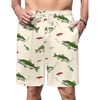 image:imageEkouaer Mens Pajama Shorts Soft Sleepwear Bottoms Pj Shorts with Pocket  Drawstring Elastic Waistband Sleep PantsSummerFallFunny PrintBeach Vacation OutfitGift For BirthdayAnniversaryHusbandShark and Crayfish