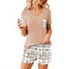 Khaki Plaid Teddy