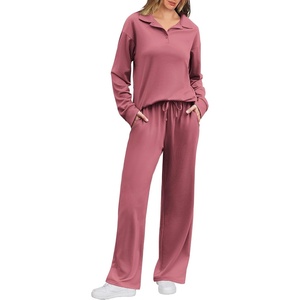 image:imageEkouaer Lounge Sets for Women 2 Piece Outfits 2026 Long Sleeve Top with PantsDusty Rose