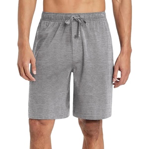 image:imageEkouaer Mens Pajama Shorts Soft Sleepwear Bottoms Pj Shorts with Pocket  Drawstring Elastic Waistband Sleep PantsSummerFallFunny PrintBeach Vacation OutfitGift For BirthdayAnniversaryHusbandLight Grey