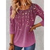 image:imageEkouaer 34 Sleeve Womens Tops Scoop Neck T Shirts 2026 Casual Basic Tees  Casual TopsCute Basic Tops Vacation OutfitsComfy Basic TeesLoose Fit Tops For AllSeason Daily Wearavailable in S3XLPinkxh370