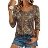 image:imageEkouaer 34 Sleeve Womens Tops Scoop Neck T Shirts 2026 Casual Basic Tees  Casual TopsCute Basic Tops Vacation OutfitsComfy Basic TeesLoose Fit Tops For AllSeason Daily Wearavailable in S3XLBohemianmz721
