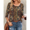 image:imageEkouaer 34 Sleeve Womens Tops Scoop Neck T Shirts 2026 Casual Basic Tees  Casual TopsCute Basic Tops Vacation OutfitsComfy Basic TeesLoose Fit Tops For AllSeason Daily Wearavailable in S3XLBohemianmz721
