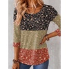 image:imageEkouaer 34 Sleeve Womens Tops Scoop Neck T Shirts 2026 Casual Basic Tees  Casual TopsCute Basic Tops Vacation OutfitsComfy Basic TeesLoose Fit Tops For AllSeason Daily Wearavailable in S3XLFlowersxh553