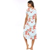 image:imageEkouaer Nightgowns for Women Short Sleeve Night Gowns Plus Size Night Shirt  Loungewear Plus Size Night ShirtSoft Sleep ShirtCasual Night dress for SleepingDaily WearCpoppy Pat3