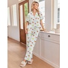 image:imageEkouaer Pajamas for Women Set Button Up Soft Pjs Short Sleeve Lounge Sets  Cute Ruffle SleeveNotch CollarSide PocketsComfy Lightweight FabricIdeal for Daily WearPostpartumPartyGreen Cocktail Glass