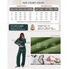 image:imageEkouaer Womens Pajamas Long Sleeve Pjs Soft Loungewear 2 Piece Lounge Sets  Loose Pants with PocketsComfy Fall Winter SleepwearBlack