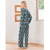 image:imageEkouaer Womens Pajamas Long Sleeve Pjs Soft Loungewear 2 Piece Lounge Sets  Loose Pants with PocketsComfy Fall Winter SleepwearNavy Cats