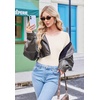 image:image3 Pack Thumb Hole Tops for Women Long Sleeve Basic Shirts Lightweight Tees  Round Neck Thermal Undershirts Slim Fit Underwear Tops Casual Fall Outfits Trendy Y2K TShirts Work amp Going Out TopsBlackKhakiBeige