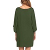 image:imageEkouaer Nightgowns for Women Deep V Neck Sleep Shirt Oversized Night Shirt  Short Sleeve Sleep Dress Plus Size Sleepwear Sexy Boyfriend Loungewear Ladies Soft Night Dress Home Daily Wear SeasideZarmy Green
