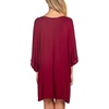 image:imageEkouaer Nightgowns for Women Deep V Neck Sleep Shirt Oversized Night Shirt  Short Sleeve Sleep Dress Plus Size Sleepwear Sexy Boyfriend Loungewear Ladies Soft Night Dress Home Daily Wear SeasideRed Letters