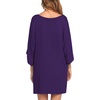 image:imageEkouaer Nightgowns for Women Deep V Neck Sleep Shirt Oversized Night Shirt  Short Sleeve Sleep Dress Plus Size Sleepwear Sexy Boyfriend Loungewear Ladies Soft Night Dress Home Daily Wear SeasidePurple